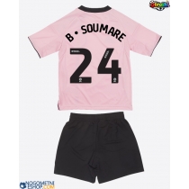 Otroški Nogometni dresi Leicester City Boubakary Soumare #24 Tretji 2025-26 Kratek Rokav (+ Kratke hlače)